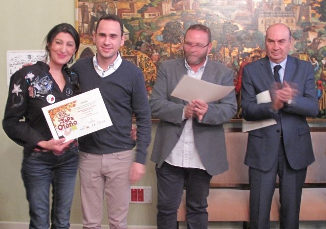 El Rincón del Arte» recogió el premio a la mejor tapa de Cabanillas – Ayto.  Cabanillas
