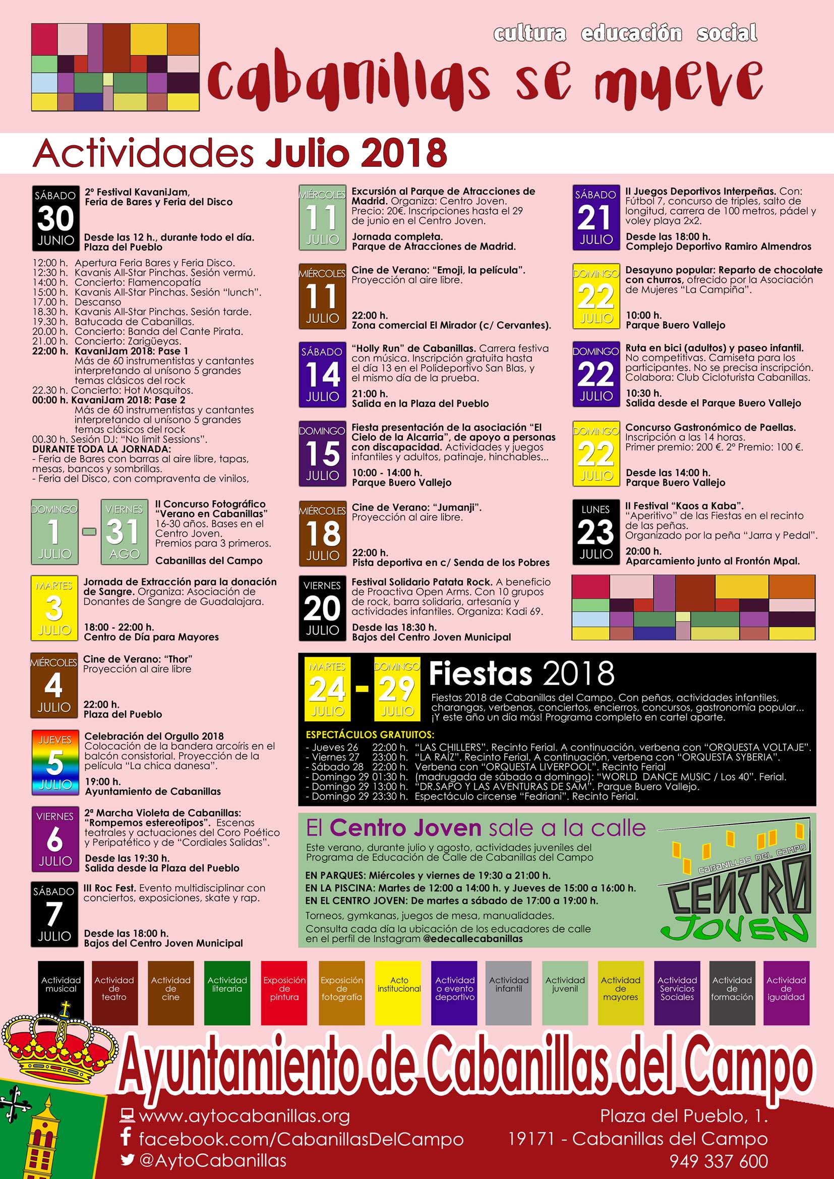 CARTEL CABANILLAS SE MUEVE JULIO 2018 web