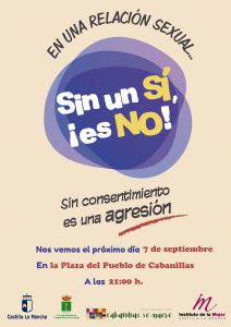 CARTEL SIN UN SI ES NO WEB