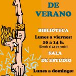 HORARIO VERANO BIBLIOTECA