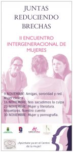 CARTEL encuentro interegeneracional