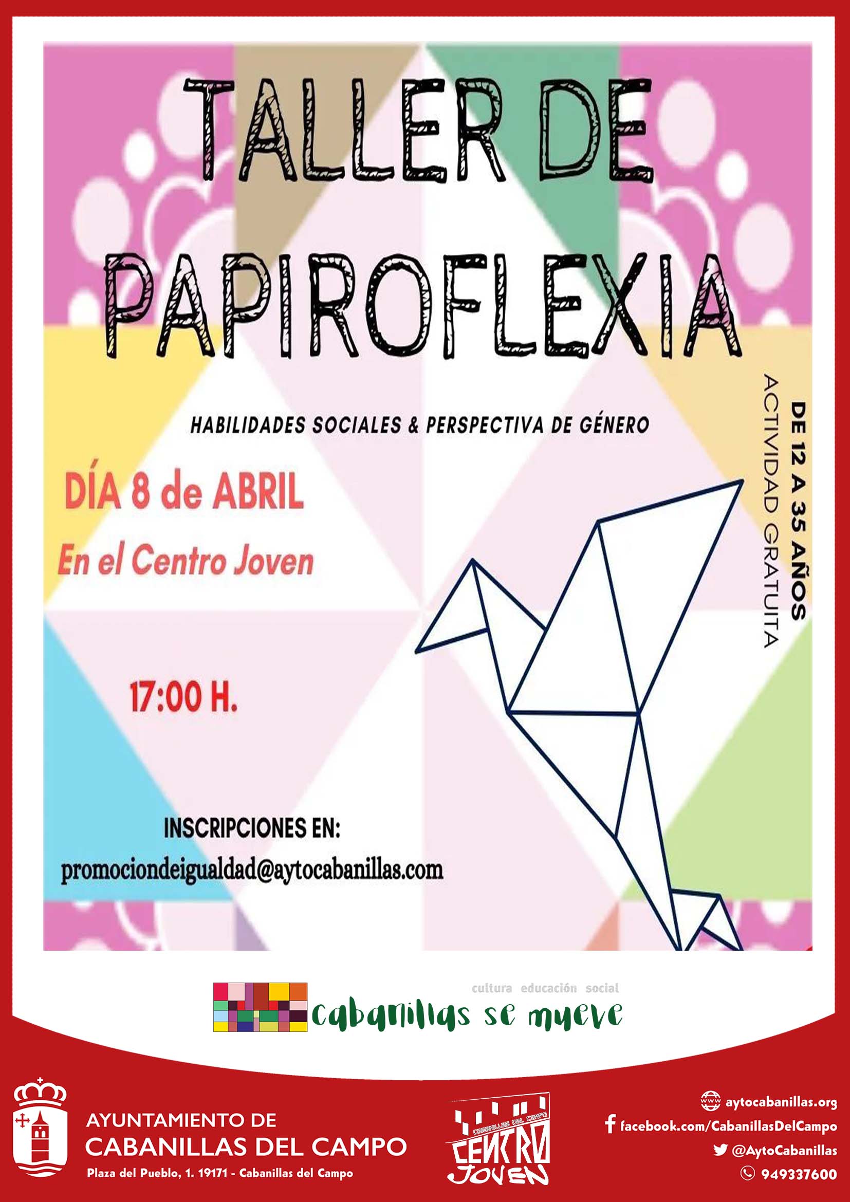 TALLER DE PAPIROFLEXIA PARA NIÑOS 16/11/19 - Galicia Rollers